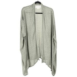 Treasure & Bond Womens Sage Green Medallion Open Front Kimono Cardigan One Size
